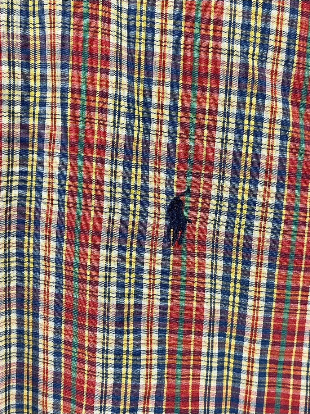 Ralph Lauren Polo long Sleeve Button-Up Shirt 100% Cotton Size XL Preppy